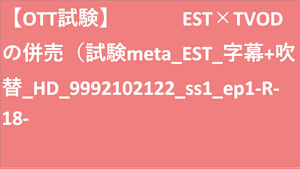 【OTT試験】EST×TVODの併売（試験meta_EST_字幕+吹替_HD(ディスプレイ)_9992102122_ss1_ep1