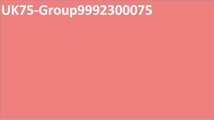 UK75-Group9992300075