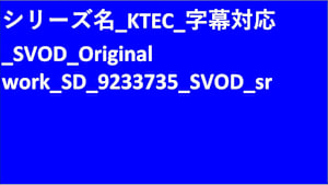 シリーズ名_KTEC_字幕対応_SVOD_Original work_SD_9233735_SVOD_sr