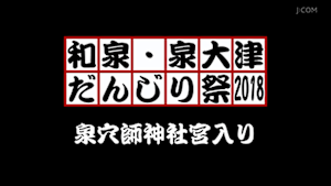 2018泉穴師神社宮入り